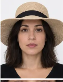 Refused example: wide-brim fashion hat